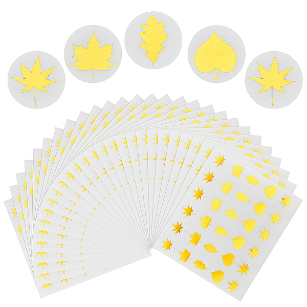 PandaHall OLYCRAFT 1200pcs/40 Sheets Leaf Envelope Seal Stickers 1 Inch Gold Round Envelope Seal Stickers Maple Wutong Leaf Self-Adhesive...
PandaHall OLYCRAFT 1200pcs/40 Sheets Leaf Envelope Seal Stickers 1 Inch Gold Round Envelope Seal Stickers Maple Wutong Leaf Self-Adhesive...