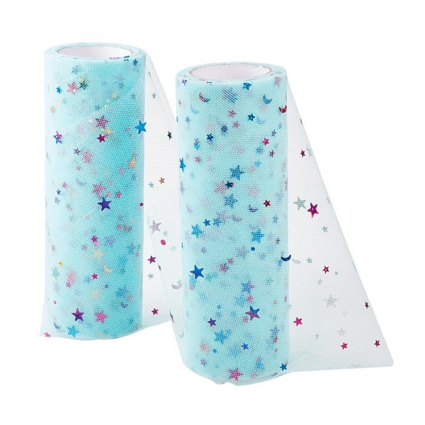 PandaHall Star Sequin Deco Mesh Ribbons, Tulle Fabric, Tulle Roll Spool Fabric For Skirt Making, Aquamarine, 6 inch(15.24cm), about..., Green
PandaHall Star Sequin Deco Mesh Ribbons, Tulle Fabric, Tulle Roll Spool Fabric For Skirt Making, Aquamarine, 6 inch(15.24cm), about..., Green