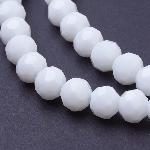 PandaHall Faceted(32 Facets) Glass Round Beads Strands, White, 8mm, Hole: 1mm, about 70~72pcs/strand, 22.6 inch Glass Round White
PandaHall Faceted(32 Facets) Glass Round Beads Strands, White, 8mm, Hole: 1mm, about 70~72pcs/strand, 22.6 inch Glass Round White