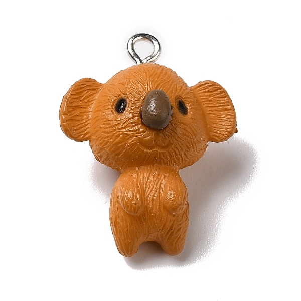 PandaHall Opaque Resin Animal Pendants, Koala Charms with Platinum Plated Iron Loops, Chocolate, 25.5x20x14mm, Hole: 2mm Iron+Resin Koala..., Brown
PandaHall Opaque Resin Animal Pendants, Koala Charms with Platinum Plated Iron Loops, Chocolate, 25.5x20x14mm, Hole: 2mm Iron+Resin Koala..., Brown
