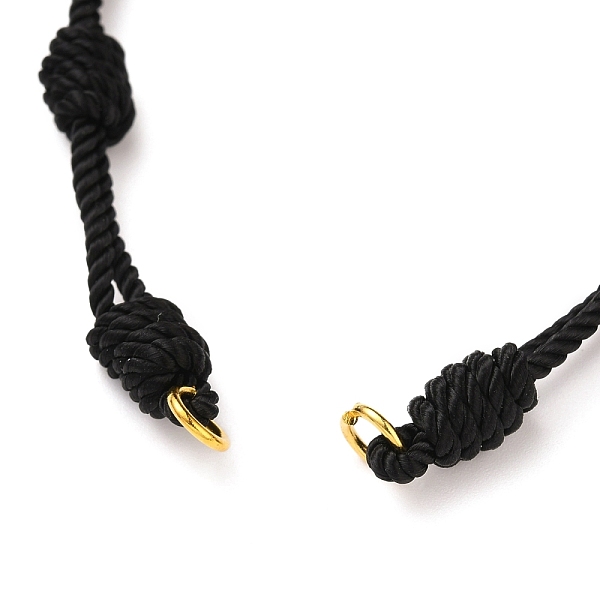 PandaHall Adjustable Braided Nylon Cord Bracelet Making, with 304 Stainless Steel Open Jump Rings, Black, Single Chain Length: about 6 inch...
PandaHall Adjustable Braided Nylon Cord Bracelet Making, with 304 Stainless Steel Open Jump Rings, Black, Single Chain Length: about 6 inch...