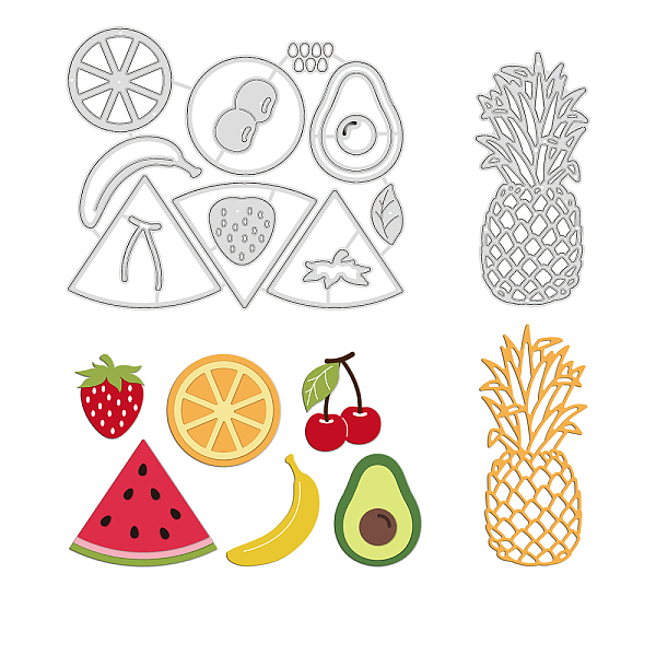 PandaHall GLOBLELAND 2pcs Sweet Fruits Metal Cutting Dies Carbon Steel Die Cuts Stencil Template Moulds for Scrapbook Embossing Album Paper...
PandaHall GLOBLELAND 2pcs Sweet Fruits Metal Cutting Dies Carbon Steel Die Cuts Stencil Template Moulds for Scrapbook Embossing Album Paper...