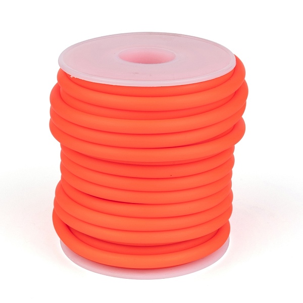 PandaHall Synthetic Rubber Cord, Hollow, with White Plastic Spool, Orange Red, 5mm, Hole: 3mm, about 10.93 yards(10m)/roll PVC Red
PandaHall Synthetic Rubber Cord, Hollow, with White Plastic Spool, Orange Red, 5mm, Hole: 3mm, about 10.93 yards(10m)/roll PVC Red
