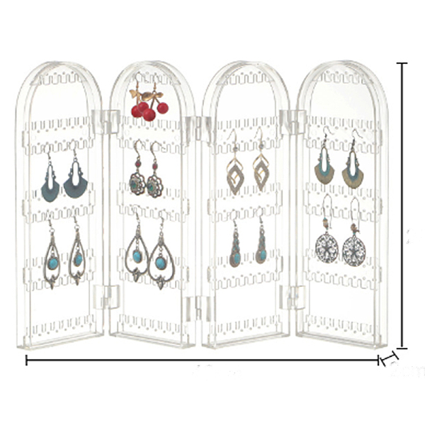 PandaHall 4 Foldable Screen Acrylic Earring Display Stands, Jewelry Organizer Display Rack for Earrings Storage, Clear, 28.3x42x2cm Acrylic...
PandaHall 4 Foldable Screen Acrylic Earring Display Stands, Jewelry Organizer Display Rack for Earrings Storage, Clear, 28.3x42x2cm Acrylic...