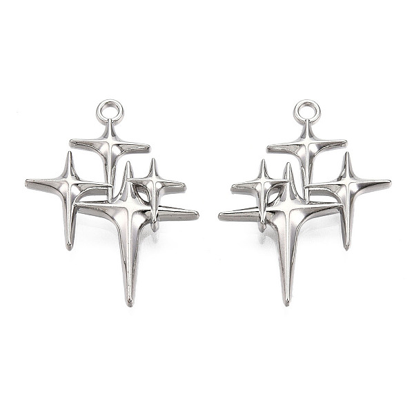 PandaHall Rack Plating Alloy Pendants, Cadmium Free & Lead Free, Star, Platinum, 29.5x23x3.2mm, Hole: 1.8mm Alloy Star
PandaHall Rack Plating Alloy Pendants, Cadmium Free & Lead Free, Star, Platinum, 29.5x23x3.2mm, Hole: 1.8mm Alloy Star
