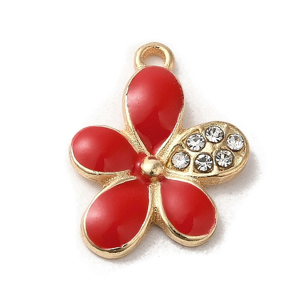 PandaHall Flower Alloy Enamel Pendants, with Rhinestone, Light Gold, Red, 17.5x13x2.5mm, Hole: 1.4mm Alloy Rhinestone+Enamel Flower Red
PandaHall Flower Alloy Enamel Pendants, with Rhinestone, Light Gold, Red, 17.5x13x2.5mm, Hole: 1.4mm Alloy Rhinestone+Enamel Flower Red