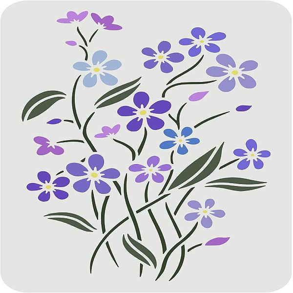 PandaHall FINGERINSPIRE Forget-Me-Not Stencil 29.7x21cm Flowers Drawing Painting Stencils Plastic Bouquet Stencils Rectangle Reusable Floral...
PandaHall FINGERINSPIRE Forget-Me-Not Stencil 29.7x21cm Flowers Drawing Painting Stencils Plastic Bouquet Stencils Rectangle Reusable Floral...