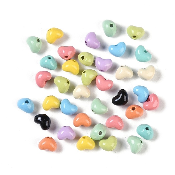 PandaHall Spray Paint Alloy Beads, Heart, Mixed Color, 6x8x6mm, Hole: 1.6mm Alloy Heart Multicolor
PandaHall Spray Paint Alloy Beads, Heart, Mixed Color, 6x8x6mm, Hole: 1.6mm Alloy Heart Multicolor