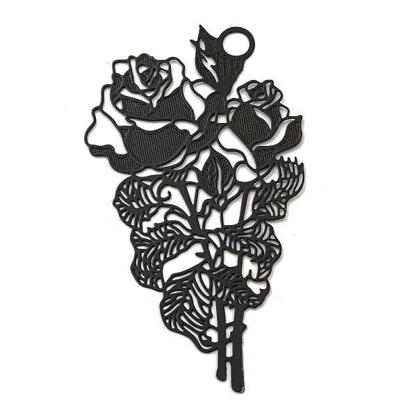 PandaHall Spray Printed 430 Stainless Steel Pendants, Etched Metal Embellishments, Black, Flower, 62x35x0.3mm, Hole: 4mm 430 Stainless Steel...
PandaHall Spray Printed 430 Stainless Steel Pendants, Etched Metal Embellishments, Black, Flower, 62x35x0.3mm, Hole: 4mm 430 Stainless Steel...