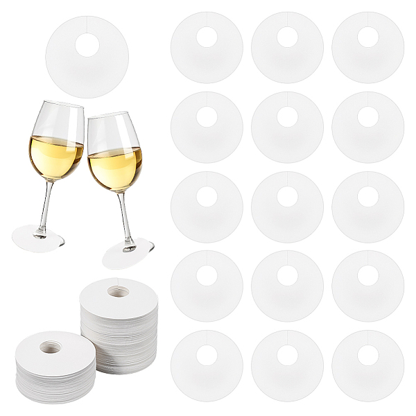 PandaHall Paper Wine Glass Charms, Blank Goblet Marker, Flat Round, White, 70x0.5mm, Inner Diameter: 20mm Paper Flat Round White
PandaHall Paper Wine Glass Charms, Blank Goblet Marker, Flat Round, White, 70x0.5mm, Inner Diameter: 20mm Paper Flat Round White