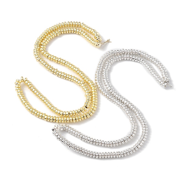 PandaHall 2 Strands 2 Colors Electroplated Non-magnetic Synthetic Hematite Beads Strands, Rondelle, Mixed Color, 4x2mm, Hole: 1mm, about...
PandaHall 2 Strands 2 Colors Electroplated Non-magnetic Synthetic Hematite Beads Strands, Rondelle, Mixed Color, 4x2mm, Hole: 1mm, about...