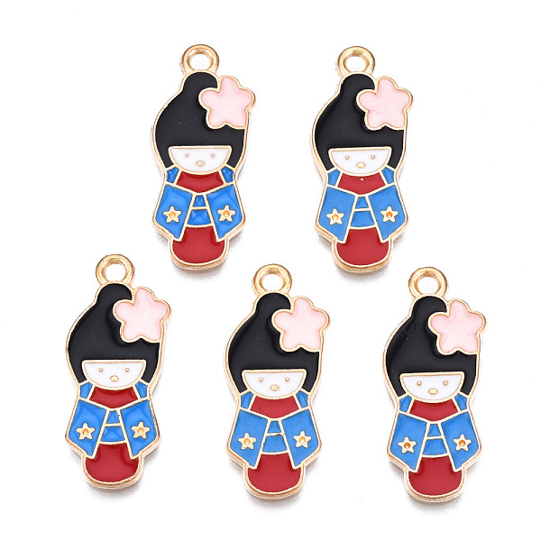 PandaHall Alloy Pendants, Cadmium Free & Lead Free, with Enamel, Girl, Light Gold, Colorful, 25x11x1.5mm, Hole: 2mm Alloy+Enamel Human
PandaHall Alloy Pendants, Cadmium Free & Lead Free, with Enamel, Girl, Light Gold, Colorful, 25x11x1.5mm, Hole: 2mm Alloy+Enamel Human