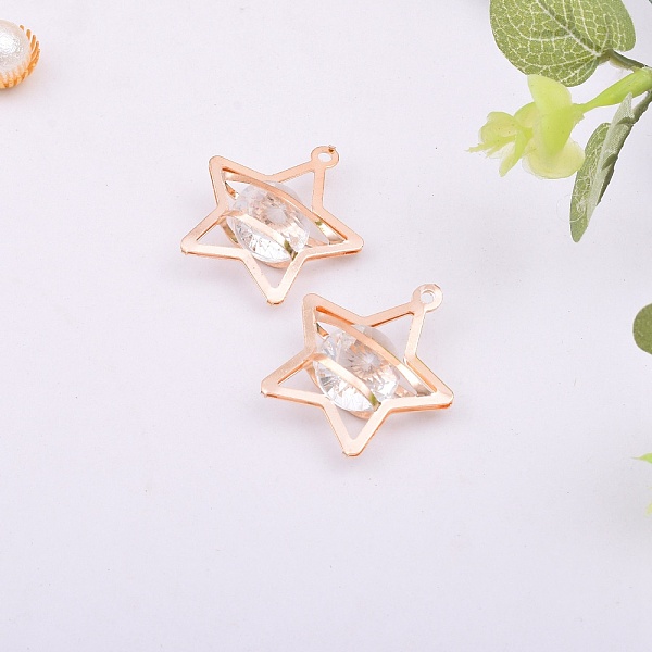 PandaHall Alloy Rhinestone Pendants, Star, Crystal, Light Gold, 34x32mm Alloy+Rhinestone Star Clear
PandaHall Alloy Rhinestone Pendants, Star, Crystal, Light Gold, 34x32mm Alloy+Rhinestone Star Clear