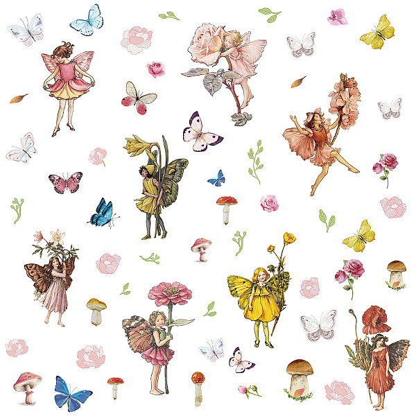 PandaHall 8 Sheets 8 Styles PVC Waterproof Wall Stickers, Self-Adhesive Decals, for Window or Stairway Home Decoration, Rectangle, Fairy...
PandaHall 8 Sheets 8 Styles PVC Waterproof Wall Stickers, Self-Adhesive Decals, for Window or Stairway Home Decoration, Rectangle, Fairy...