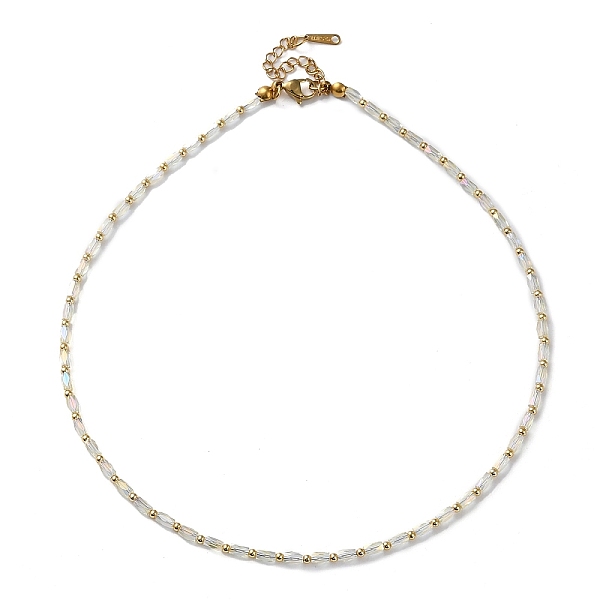 PandaHall Oval Glass & 201 Stainless Steel Beaded Necklace, Clear, 16.02 inch(40.7cm) 201 Stainless Steel Oval Clear
PandaHall Oval Glass & 201 Stainless Steel Beaded Necklace, Clear, 16.02 inch(40.7cm) 201 Stainless Steel Oval Clear