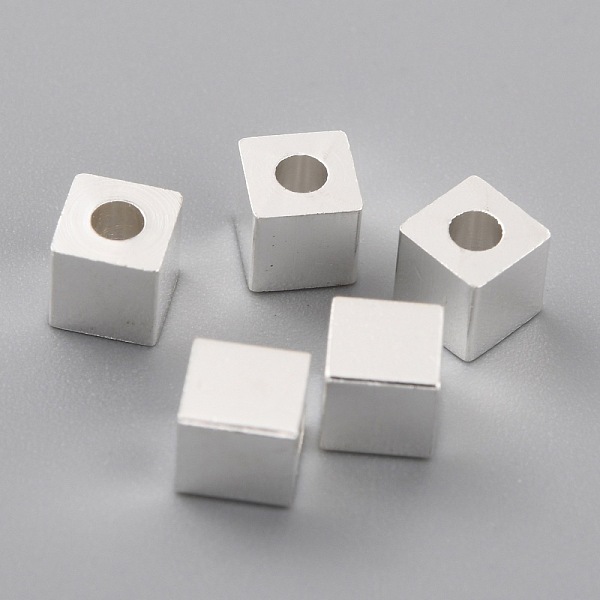 PandaHall Brass Spacer Beads, Long-Lasting Plated, Cube with Round Hole, 925 Sterling Silver Plated, 4x4x4mm, Hole: 1.8mm Brass Cube
PandaHall Brass Spacer Beads, Long-Lasting Plated, Cube with Round Hole, 925 Sterling Silver Plated, 4x4x4mm, Hole: 1.8mm Brass Cube