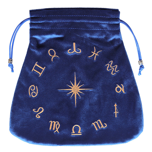 PandaHall Velvet Packing Pouches, Drawstring Bags, Trapezoid with Constellation Pattern, Marine Blue, 21x21cm Velvet Constellation
PandaHall Velvet Packing Pouches, Drawstring Bags, Trapezoid with Constellation Pattern, Marine Blue, 21x21cm Velvet Constellation