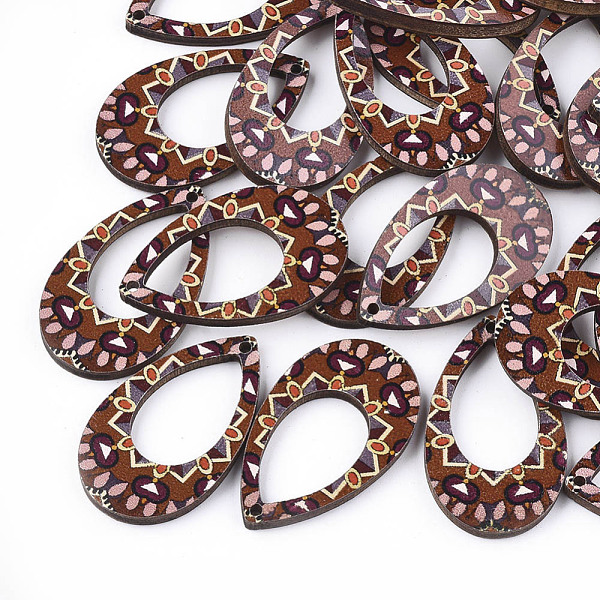 PandaHall Printed Basswood Pendants, Teardrop, Back Random Color, Sienna, 34.5x20.5x3mm, Hole: 1.6mm Wood Teardrop Brown
PandaHall Printed Basswood Pendants, Teardrop, Back Random Color, Sienna, 34.5x20.5x3mm, Hole: 1.6mm Wood Teardrop Brown