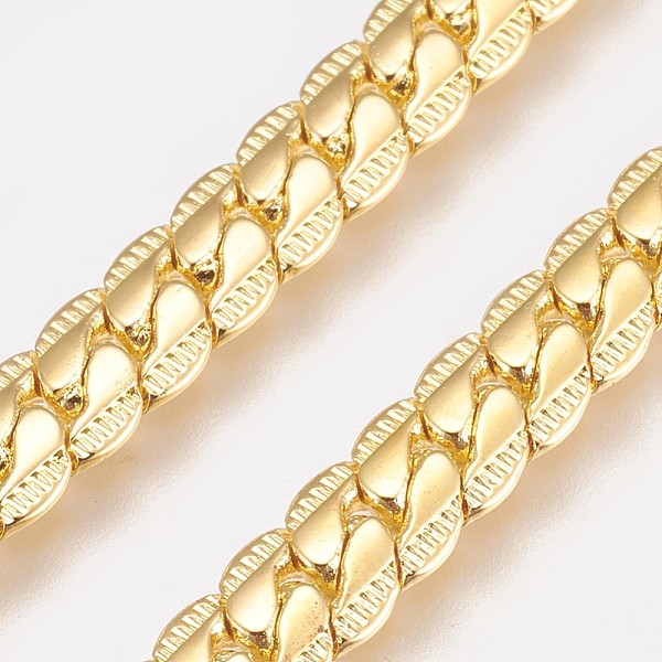 PandaHall Brass Chain Necklaces Making, with Lobster Claw Clasps, Long-lasting Plated, Real 18K Gold Plated, 24 inch(61cm), 6mm Brass
PandaHall Brass Chain Necklaces Making, with Lobster Claw Clasps, Long-lasting Plated, Real 18K Gold Plated, 24 inch(61cm), 6mm Brass