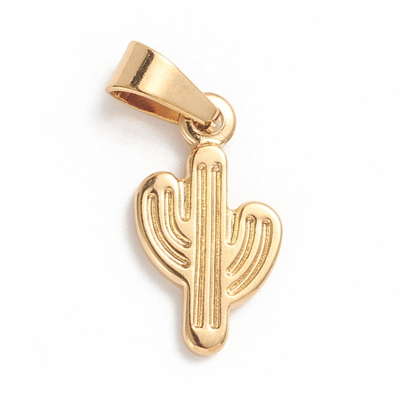 PandaHall 304 Stainless Steel Pendants, Cactus, Golden, 19x11x2mm, Hole: 3x7mm 304 Stainless Steel Others
PandaHall 304 Stainless Steel Pendants, Cactus, Golden, 19x11x2mm, Hole: 3x7mm 304 Stainless Steel Others