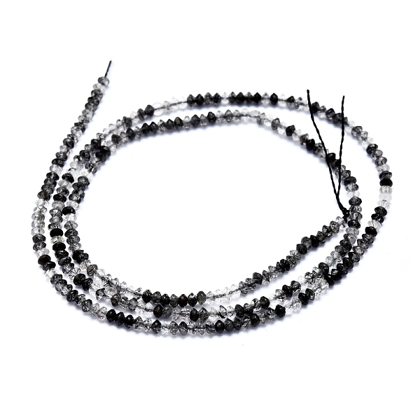PandaHall Natural Black Rutilated Quartz Beads Strands, Faceted, Bicone, 2.5~3x1.5~2mm, Hole: 0.5mm, about 250pcs/Strand, 14.96 inch(38cm)...
PandaHall Natural Black Rutilated Quartz Beads Strands, Faceted, Bicone, 2.5~3x1.5~2mm, Hole: 0.5mm, about 250pcs/Strand, 14.96 inch(38cm)...