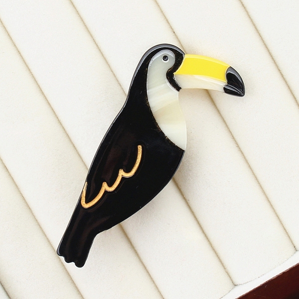 PandaHall Cute Cellulose Acetate(Resin) Alligator Hair Clips, Hair Accessories for Girls, Bird, 70x35x18mm Cellulose Acetate Bird Black
PandaHall Cute Cellulose Acetate(Resin) Alligator Hair Clips, Hair Accessories for Girls, Bird, 70x35x18mm Cellulose Acetate Bird Black