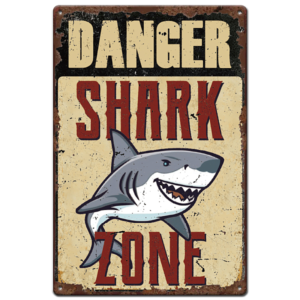 PandaHall Vintage Metal Tin Sign, Iron Wall Decor for Bars, Restaurants, Cafe Pubs, Rectangle, Shark, 300x200x0.5mm Iron Shark
PandaHall Vintage Metal Tin Sign, Iron Wall Decor for Bars, Restaurants, Cafe Pubs, Rectangle, Shark, 300x200x0.5mm Iron Shark