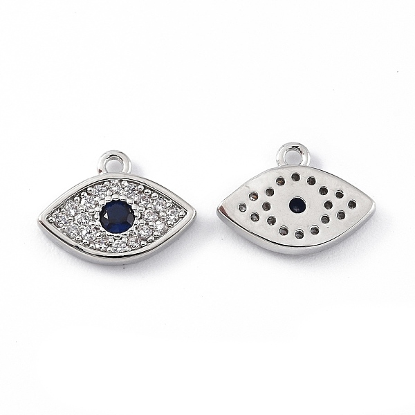 PandaHall Brass Micro Pave Clear & Marine Blue Cubic Zirconia Charms, Eye, Platinum, 8x10.5x1.5mm, Hole: 1mm Brass+Cubic Zirconia Eye..., Multicolor
PandaHall Brass Micro Pave Clear & Marine Blue Cubic Zirconia Charms, Eye, Platinum, 8x10.5x1.5mm, Hole: 1mm Brass+Cubic Zirconia Eye..., Multicolor