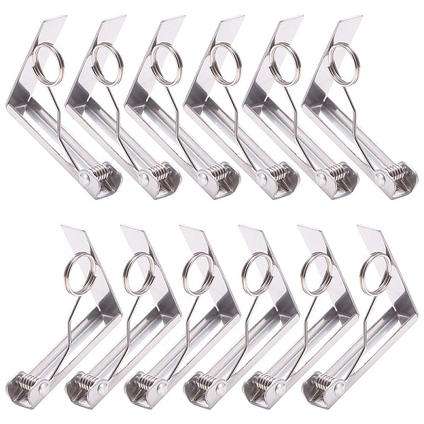 PandaHall Stainless Steel Tablecloth Clips, Table Cloth Cover Clamps, for Outdoor and Indoor, Stainless Steel Color, 61x19x73mm Stainless...
PandaHall Stainless Steel Tablecloth Clips, Table Cloth Cover Clamps, for Outdoor and Indoor, Stainless Steel Color, 61x19x73mm Stainless...