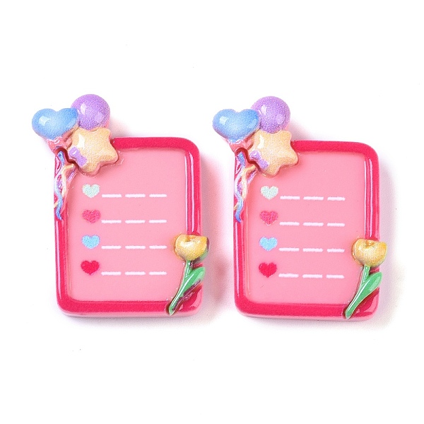 PandaHall Opaque Resin Decoden Cabochons, Notepad, Pearl Pink, 29.5x23.5x7.5mm Resin Rectangle
PandaHall Opaque Resin Decoden Cabochons, Notepad, Pearl Pink, 29.5x23.5x7.5mm Resin Rectangle
