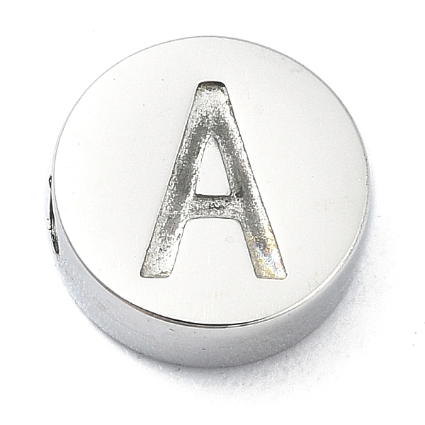 PandaHall 304 Stainless Steel Beads, Flat Round with Letter, Stainless Steel Color, Letter A, 8x3mm, Hole: 1.6mm 304 Stainless Steel Letter...
PandaHall 304 Stainless Steel Beads, Flat Round with Letter, Stainless Steel Color, Letter A, 8x3mm, Hole: 1.6mm 304 Stainless Steel Letter...