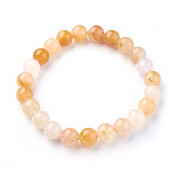PandaHall Natural Topaz Jade Beads Stretch Bracelets, Round, 2 inch~2-1/8 inch(5.2~5.5cm), Beads: 8~9mm Topaz Jade
PandaHall Natural Topaz Jade Beads Stretch Bracelets, Round, 2 inch~2-1/8 inch(5.2~5.5cm), Beads: 8~9mm Topaz Jade