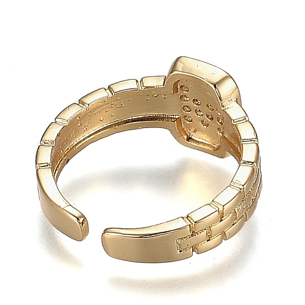 PandaHall Brass Micro Pave Clear Cubic Zirconia Cuff Rings, Open Rings, Cadmium Free & Lead Free, Rectangle, Golden, Letter.M, US Size 6 1/4...
PandaHall Brass Micro Pave Clear Cubic Zirconia Cuff Rings, Open Rings, Cadmium Free & Lead Free, Rectangle, Golden, Letter.M, US Size 6 1/4...