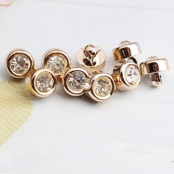 PandaHall Plastic Shank Buttons, with Rhinestone, for Garment Accessories, Flat Round, 15mm Plastic Flat Round
PandaHall Plastic Shank Buttons, with Rhinestone, for Garment Accessories, Flat Round, 15mm Plastic Flat Round