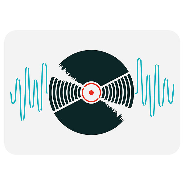 PandaHall FINGERINSPIRE Record Stencil for Painting 8.3x11.7inch Reusable Album Music Recording Painting Template Sound Waves Painting...
PandaHall FINGERINSPIRE Record Stencil for Painting 8.3x11.7inch Reusable Album Music Recording Painting Template Sound Waves Painting...