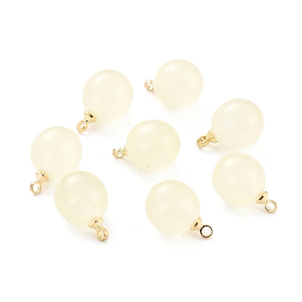 PandaHall Opaque Resin Charms, with Golden Tone Alloy Findings, Round, White, 14x10mm, Hole: 1mm Alloy+Resin Round White
PandaHall Opaque Resin Charms, with Golden Tone Alloy Findings, Round, White, 14x10mm, Hole: 1mm Alloy+Resin Round White