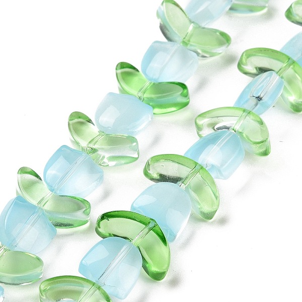 PandaHall Transparent Glass Beads Strands, Tulip, Pale Turquoise, 6.5~9x9~14x4~5.5mm, Hole: 1mm, about 29pcs/strand, 15.71''(39.9cm) Glass...
PandaHall Transparent Glass Beads Strands, Tulip, Pale Turquoise, 6.5~9x9~14x4~5.5mm, Hole: 1mm, about 29pcs/strand, 15.71''(39.9cm) Glass...