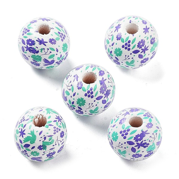 PandaHall Wood European Beads, Large Hole Beads, Flower, Medium Slate Blue, 15.5~16x14.5mm, Hole: 4mm Wood Flower
PandaHall Wood European Beads, Large Hole Beads, Flower, Medium Slate Blue, 15.5~16x14.5mm, Hole: 4mm Wood Flower