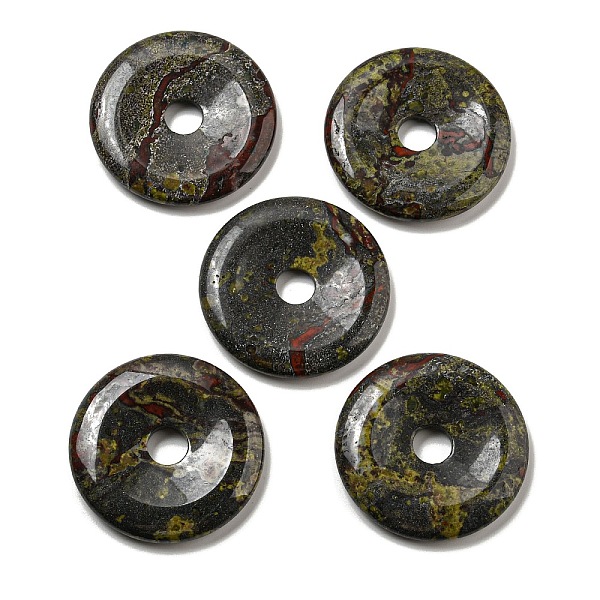 PandaHall Natural Dragon Blood Pendants, Donut/Pi Disc Charms, 50x6.5~7.5mm, Hole: 10mm Dragon Blood Donut
PandaHall Natural Dragon Blood Pendants, Donut/Pi Disc Charms, 50x6.5~7.5mm, Hole: 10mm Dragon Blood Donut