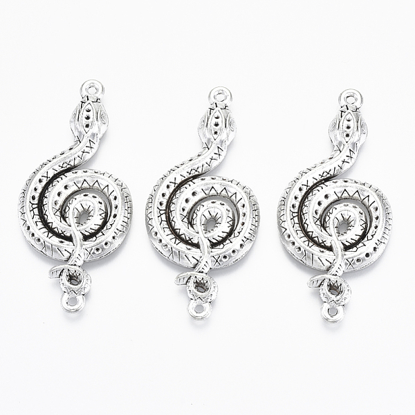 PandaHall Tibetan Style Alloy Big Connector Pendants, Cadmium Free & Lead Free, Snake, Antique Silver, 50.5x23x3.5mm, Hole: 1.5mm, about...
PandaHall Tibetan Style Alloy Big Connector Pendants, Cadmium Free & Lead Free, Snake, Antique Silver, 50.5x23x3.5mm, Hole: 1.5mm, about...