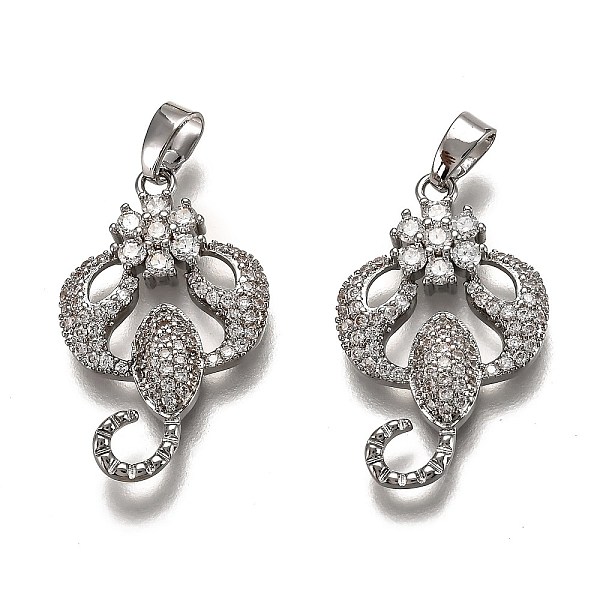 PandaHall Brass Clear Cubic Zirconia Constellation Charms, Long-Lasting Plated, with Jump Ring, Real Platinum Plated, Scorpio, 23x15x4mm...
PandaHall Brass Clear Cubic Zirconia Constellation Charms, Long-Lasting Plated, with Jump Ring, Real Platinum Plated, Scorpio, 23x15x4mm...