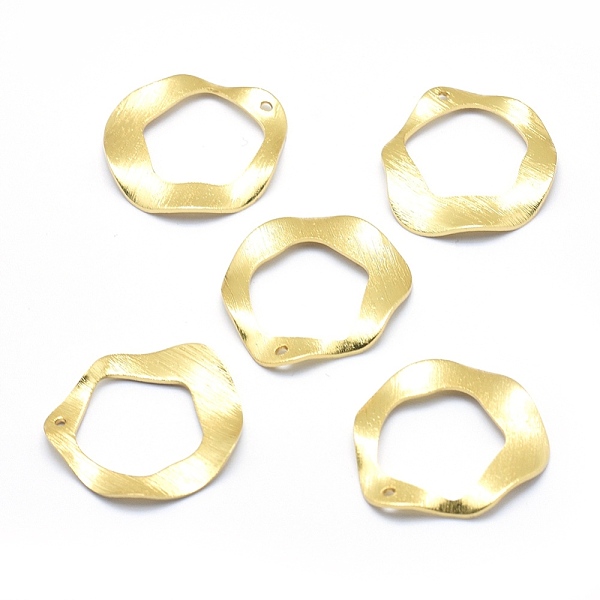 PandaHall Brass Pendants, Lead Free & Cadmium Free & Nickel Free, Ring, Bumpy, Real 18K Gold Plated, 25x23x1mm, Hole: 1.5mm Brass Ring
PandaHall Brass Pendants, Lead Free & Cadmium Free & Nickel Free, Ring, Bumpy, Real 18K Gold Plated, 25x23x1mm, Hole: 1.5mm Brass Ring