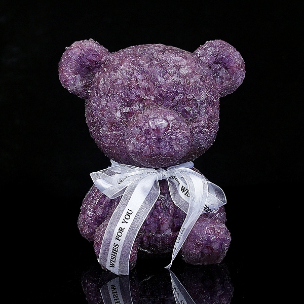 PandaHall Resin Bear Display Decoration, with Natural Amethyst Chips inside Statues for Home Office Decorations, 155x130x180mm Amethyst Bear
PandaHall Resin Bear Display Decoration, with Natural Amethyst Chips inside Statues for Home Office Decorations, 155x130x180mm Amethyst Bear