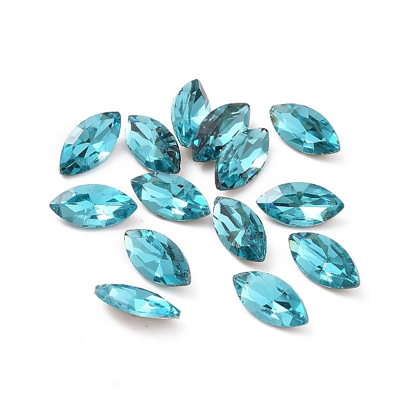 PandaHall Glass Rhinestone Cabochons, Pointed Back & Silver Back Plated, Horse Eye, Indicolite, 10x5x3mm Glass Rhinestone Horse Eye Blue
PandaHall Glass Rhinestone Cabochons, Pointed Back & Silver Back Plated, Horse Eye, Indicolite, 10x5x3mm Glass Rhinestone Horse Eye Blue