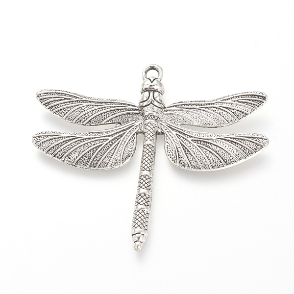 PandaHall Tibetan Style Alloy Big Pendants, Dragonfly, Cadmium Free & Nickel Free & Lead Free, Antique Silver, 63.5x72x5.5mm, Hole: 3.5mm...
PandaHall Tibetan Style Alloy Big Pendants, Dragonfly, Cadmium Free & Nickel Free & Lead Free, Antique Silver, 63.5x72x5.5mm, Hole: 3.5mm...