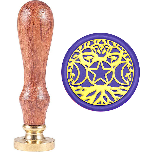 PandaHall Brass Wax Seal Stamp with Handle, for DIY Scrapbooking, Tree of Life Pattern, 89x30mm Brass Tree of Life
PandaHall Brass Wax Seal Stamp with Handle, for DIY Scrapbooking, Tree of Life Pattern, 89x30mm Brass Tree of Life