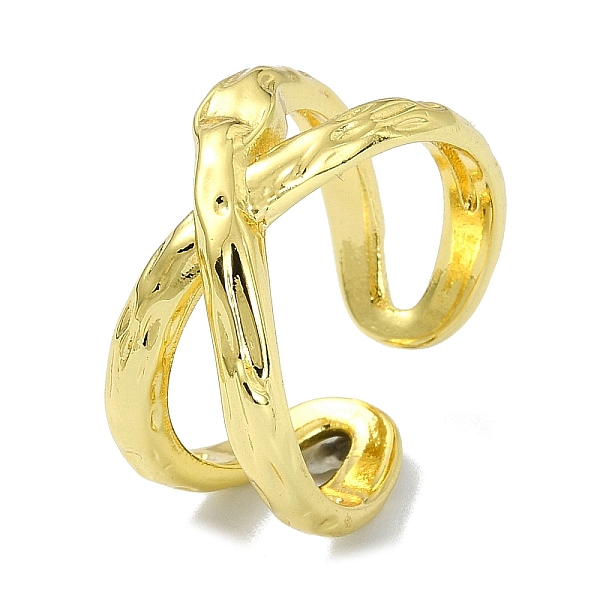 PandaHall Brass Open Cuff Ring, Criss Cross Ring, Real 18K Gold Plated, Inner Diameter: 18mm Brass Cross
PandaHall Brass Open Cuff Ring, Criss Cross Ring, Real 18K Gold Plated, Inner Diameter: 18mm Brass Cross
