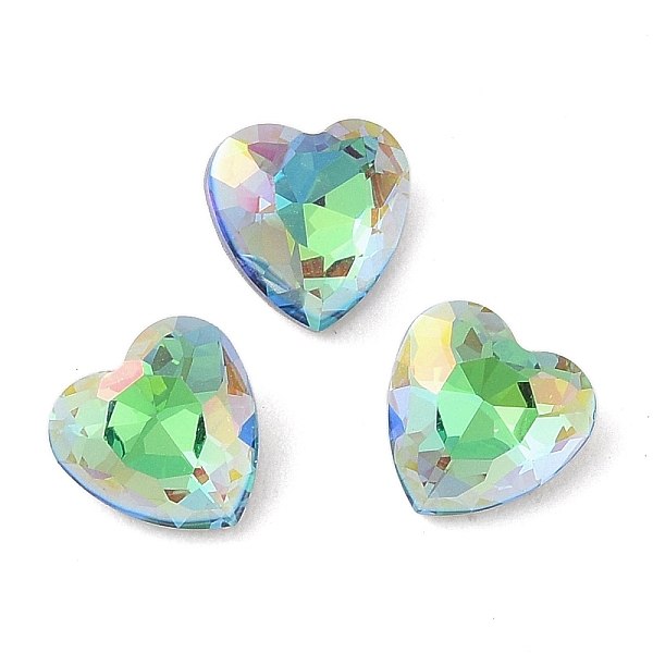 PandaHall Glass Rhinestone Cabochons, Flat Back & Back Plated, Faceted, Heart, Sphinx, 8x8x4mm Glass Rhinestone Heart Green
PandaHall Glass Rhinestone Cabochons, Flat Back & Back Plated, Faceted, Heart, Sphinx, 8x8x4mm Glass Rhinestone Heart Green