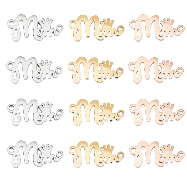 PandaHall DICOSMETIC 12Pcs 3 Colors 304 Stainless Steel Pendants, Word Mom and Crown, Mixed Color, 18.5x9x1mm, Hole: 1.2mm, 4pcs/color 304...
PandaHall DICOSMETIC 12Pcs 3 Colors 304 Stainless Steel Pendants, Word Mom and Crown, Mixed Color, 18.5x9x1mm, Hole: 1.2mm, 4pcs/color 304...