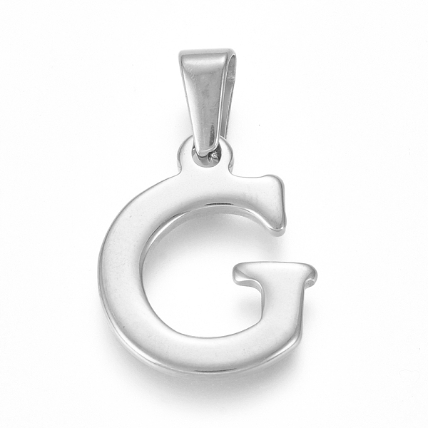 PandaHall 304 Stainless Steel Pendants, Stainless Steel Color, Initial Letter.G, 19x16x1.8mm, Hole: 3x7mm 304 Stainless Steel Letter G
PandaHall 304 Stainless Steel Pendants, Stainless Steel Color, Initial Letter.G, 19x16x1.8mm, Hole: 3x7mm 304 Stainless Steel Letter G